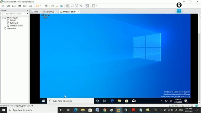 Windows 10 Installation On VMware workstation 15.X смотреть онлайн
