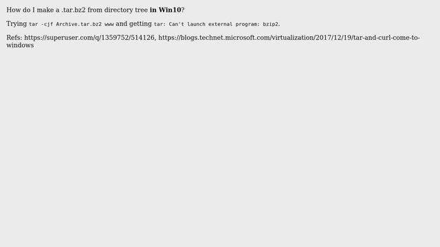 Cannot Generate .tar.bz2 File смотреть онлайн