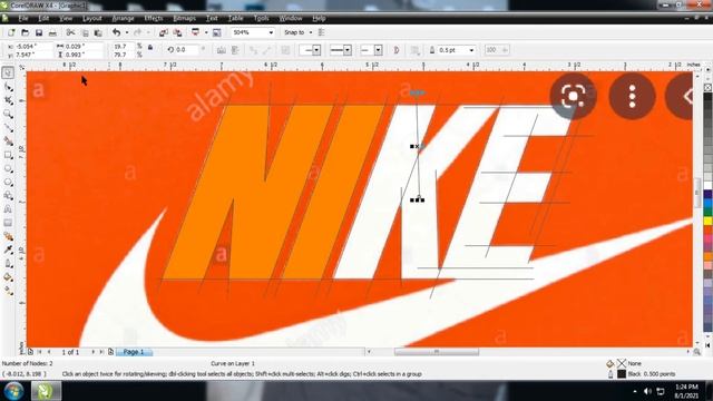 How to vector nike logo смотреть онлайн