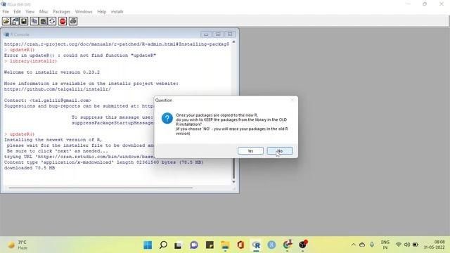 How to a step by step tutorial for upgrading R on Windows смотреть онлайн