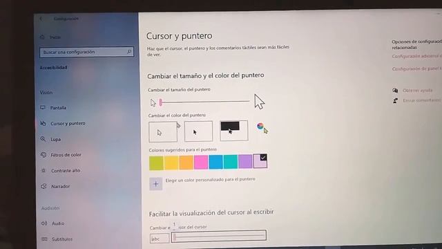 Como cambiar el color de tu puntero o cursor windows 8 y 10 смотреть онлайн