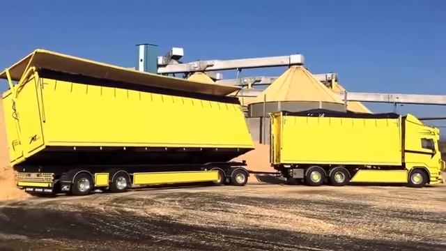 Новые технологии разгрузки. Scania конечно огонь смотреть онлайн