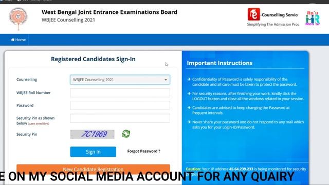 WBJEE 2021 COUNCELLNG HAS STARTED||REGISTRATION WINDOW OPEN BEFORE ONE DAY смотреть онлайн