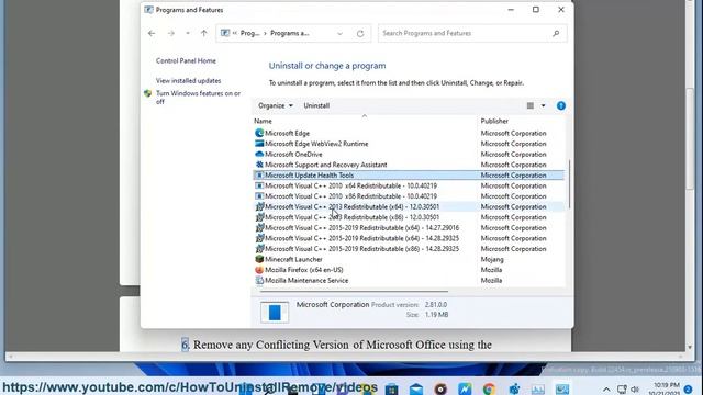 Remove Office stuck at Updating Office, please wait a moment screen from Windows 11 desktop смотреть онлайн