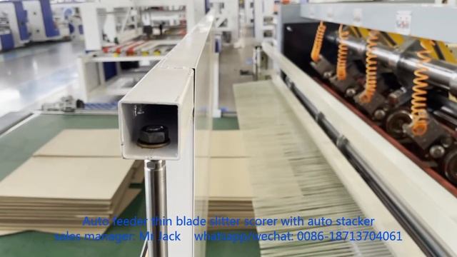 BFY-DDP auto feed thin blade slitter scorer with auto stacker смотреть онлайн