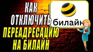 Как отключить переадресацию на билайн