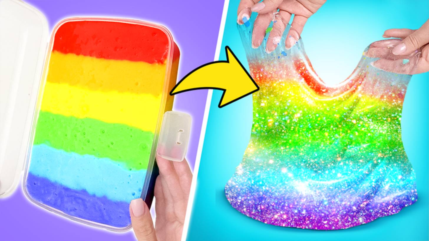 ЗАБАВНЫЕ ПОДЕЛКИ ИЗ СЛАЙМА! 🧪🌈 КОНКУРС НА ЛУЧШИЙ СЛАЙМ В МИРЕ || ASMR смотреть онлайн