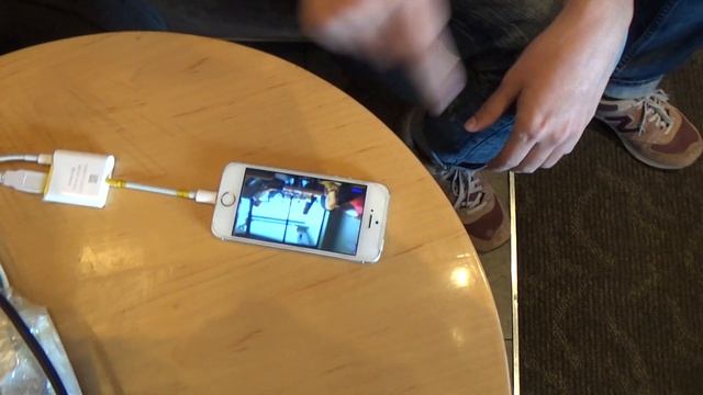 DV camcorder livestreaming with iPhone (iOS) смотреть онлайн