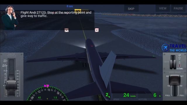 Great Night Landing Boeing 757 at Incheon Seoul | Airline Commander смотреть онлайн