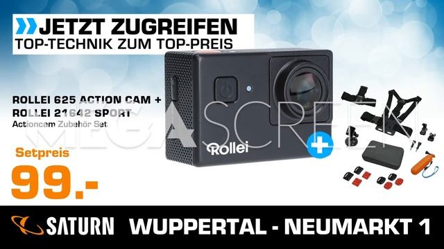 Saturn - Rollei Action Cam - Wuppertal (Digitale Außenwerbung, Videowall, LED Screen) смотреть онлайн