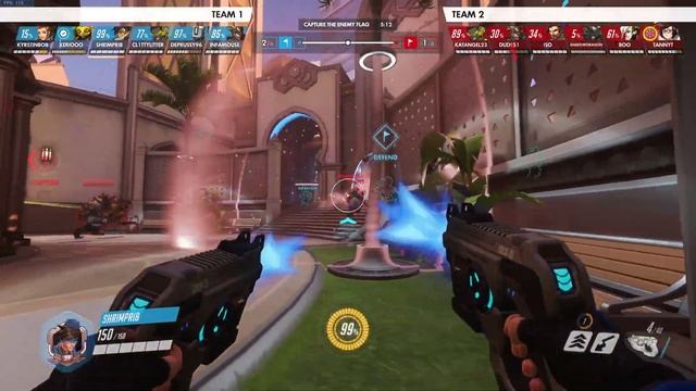 Crouching is Cool | Overwatch (Linux Gameplay) | Tracer | Capture the Flag | No Commentary смотреть онлайн