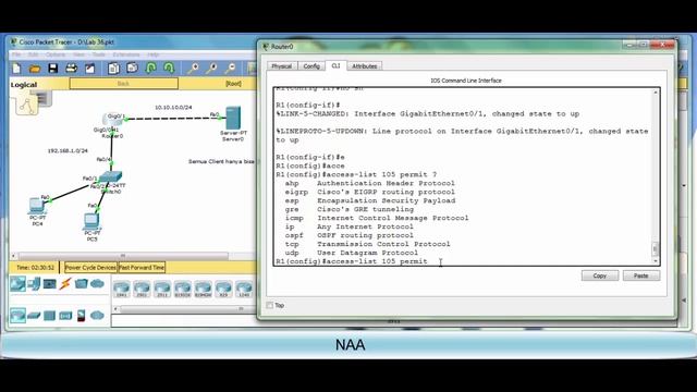 Lab 40 Extended Access List { Topologi 2 } смотреть онлайн
