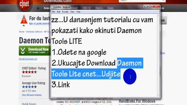 Kako skinut Daemon Tools Lite (na najlaksi i najprostiji nacin !!) смотреть онлайн