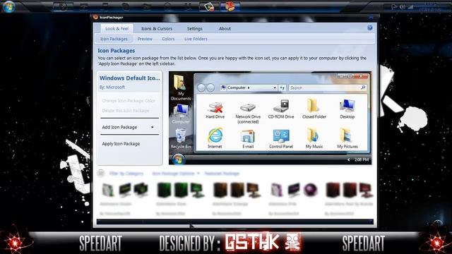 [SpeedART] Aplicando Tema + Extras No Windows 7! ᴴᴰ смотреть онлайн
