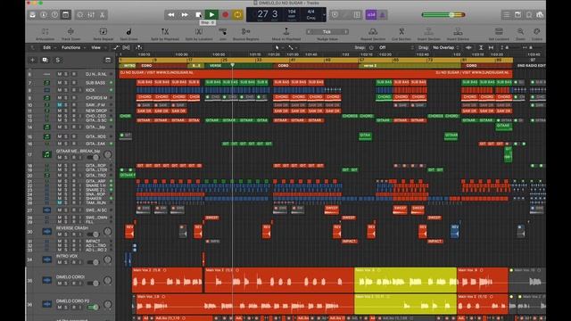 LOGIC PRO X PROJECT, DIMELO, DJ NO SUGAR