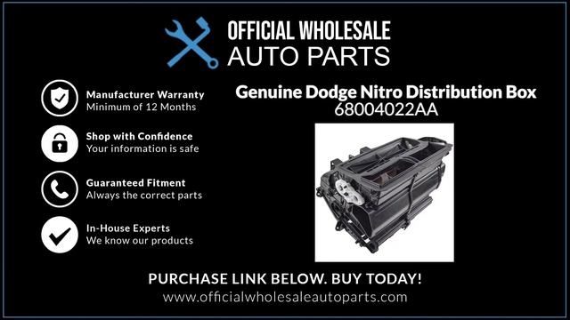 08-12 Jeep Liberty 07-11 Dodge Nitro Evaporator Heater Distribution Box | 68004022AA смотреть онлайн