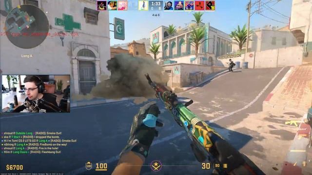 SHROUD - OWNING EVERYONE ON CS 2 BETA 【COUNTER STRIKE 2】 смотреть онлайн