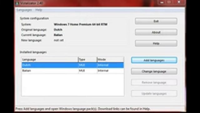 vistalizator - cambiare lingua su Windows vista 7[Tutorial] смотреть онлайн