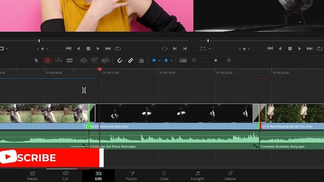 DaVinci Resolve - Add Transitions with ONE KEY смотреть онлайн