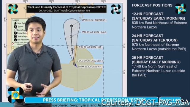 Weather Update Today | Bagyong Ester Latest Update | PAG-ASA Weather Forecast | July 30, 2022 - AM смотреть онлайн