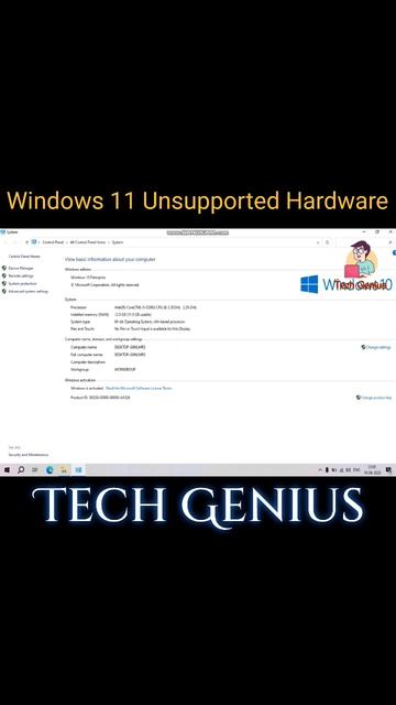 Windows 11 Installation on Unsupported PC | Unsupported Hardware| Unlock New Features! | Tech Geniu смотреть онлайн