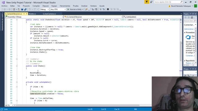 unity script camera Shake смотреть онлайн