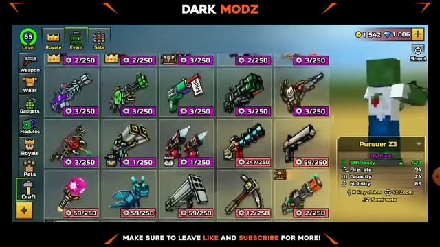 PIXEL GUN 3D HACK(UNLOCKED ALL GUNS)17.6.2 HACK 💯% смотреть онлайн