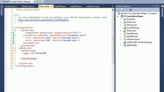 C# ASP.Net - Custom Error Pages - Cemal Can AKGÜL смотреть онлайн