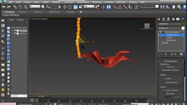 How To Create FLOWER Using RINGWAVE In 3dsmax