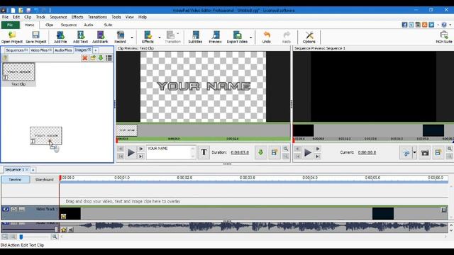 How to Create an Intro | VideoPad Editor смотреть онлайн