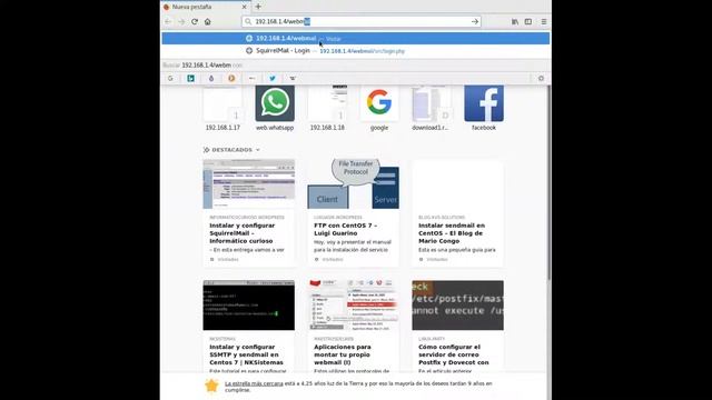 Instalación y Configuración del servidor Email en CENTOS 7 смотреть онлайн