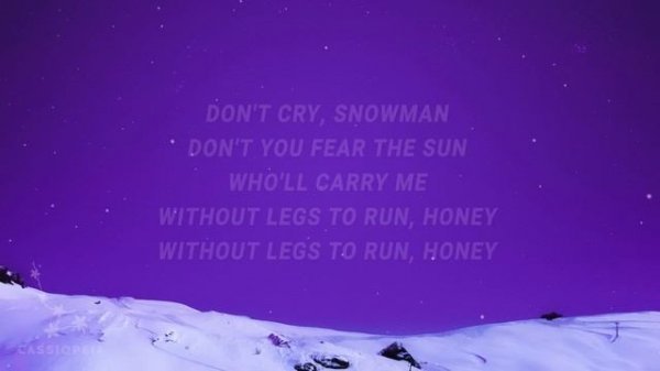 Sia - Snowman (Lyrics)