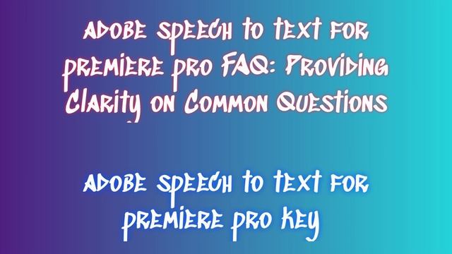 Installing adobe speech to text for premiere pro 2024 Made Easy: Step-by-Step Guide смотреть онлайн