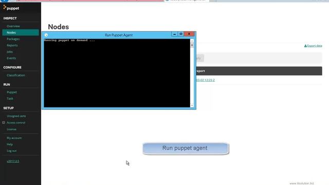 Activate Puppet agent on MS Windows 2012 смотреть онлайн