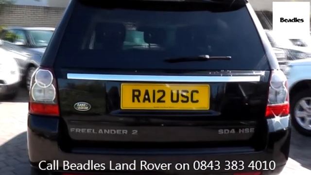 Beadles Santorini Black 2012 Land Rover Freelander SD4 HSE 2.2l смотреть онлайн