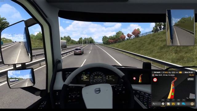 Euro Truck Simulator 2 | Thrustmaster T300RS GT TH8A Shifter gameplay Part1 смотреть онлайн