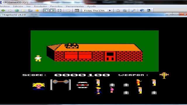 Friday The 13TH - Amstrad CPC - emulador CPC Loader 3 CPCGamesCD Caprice32 v4.2.0 - Windows 7 x64 смотреть онлайн