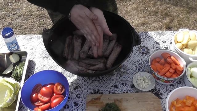 ДАМЛЯМА В КАЗАНЕ на костре смотреть онлайн