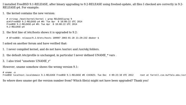 DevOps & SysAdmins: Where does uname get version number in FreeBSD RELEASE? смотреть онлайн