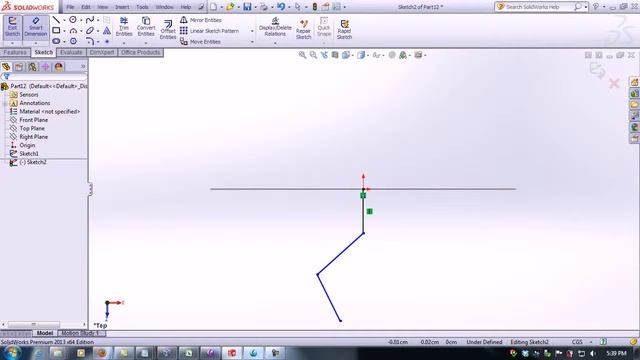 How to use Solidworks 2013 Swept Boss Base смотреть онлайн