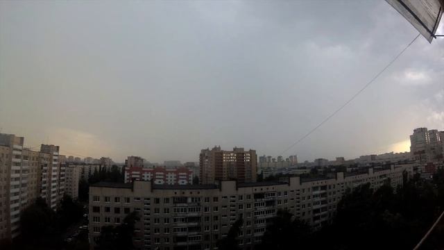 Гроза в Санкт-Петербурге. Тайм-лапс.