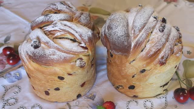 Пасхальная выпечка. Кулич Краффин. Рецепт сдобного, дрожжевого теста. смотреть онлайн