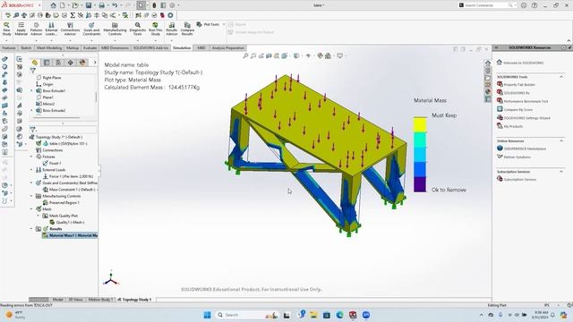 Topology Optimization using Solidworks (2024) смотреть онлайн