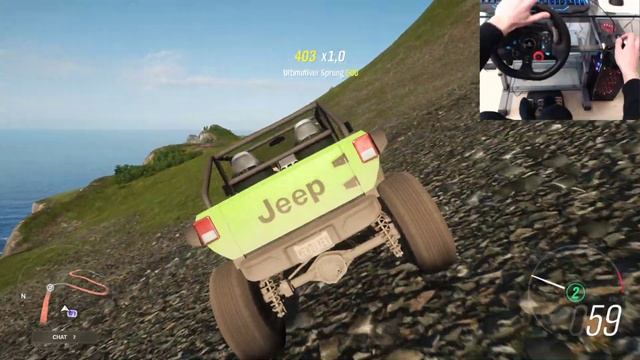 Forza Horizon 4-Jeep Trailcat 2016-Logitech G29 Shifter-RTX2070-Gameplay (1440p)(1080p) смотреть онлайн