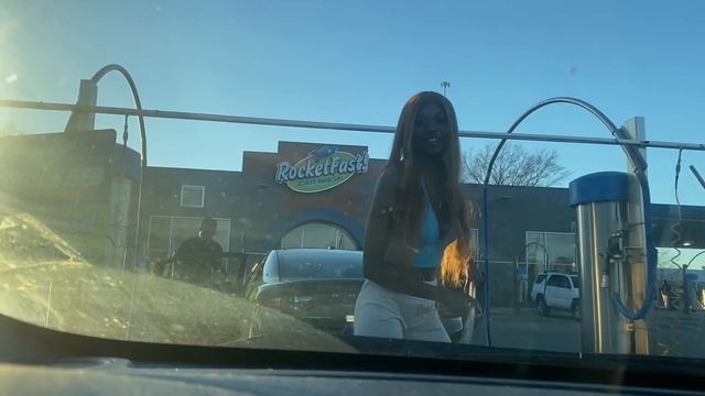 Opening My Cousin Window While Going Through Car Wash Prank!!!! Hilarious | She Got Mad🤣🤣 смотреть онлайн