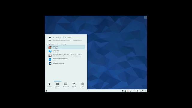 Fedora Linux 22 - Live Jam KDE смотреть онлайн