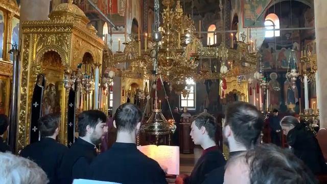 Херуви́мская песнь - Аксион Естин Византийский Хор смотреть онлайн