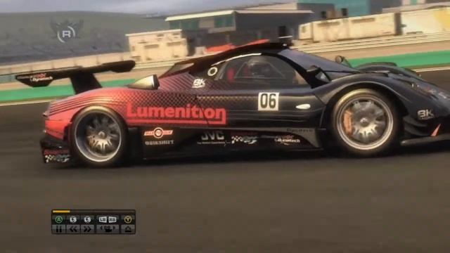 Racedriver GRID - Gameplay - Racing in a Pagani Zonda R смотреть онлайн