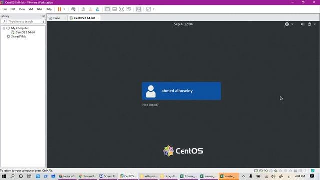 Vmwareتنصيب نظام تشغيل سنتو اس 8 على المضيف وندوز 10 باستخدام في ام وير CentOS 8 смотреть онлайн