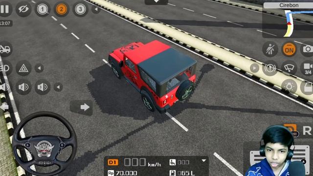 GRAND RELEASE FHV15.0 THAR JEEP MOD | Bussid | Free Bussid Mod | Bus Simulator Indonesia | HariVids смотреть онлайн